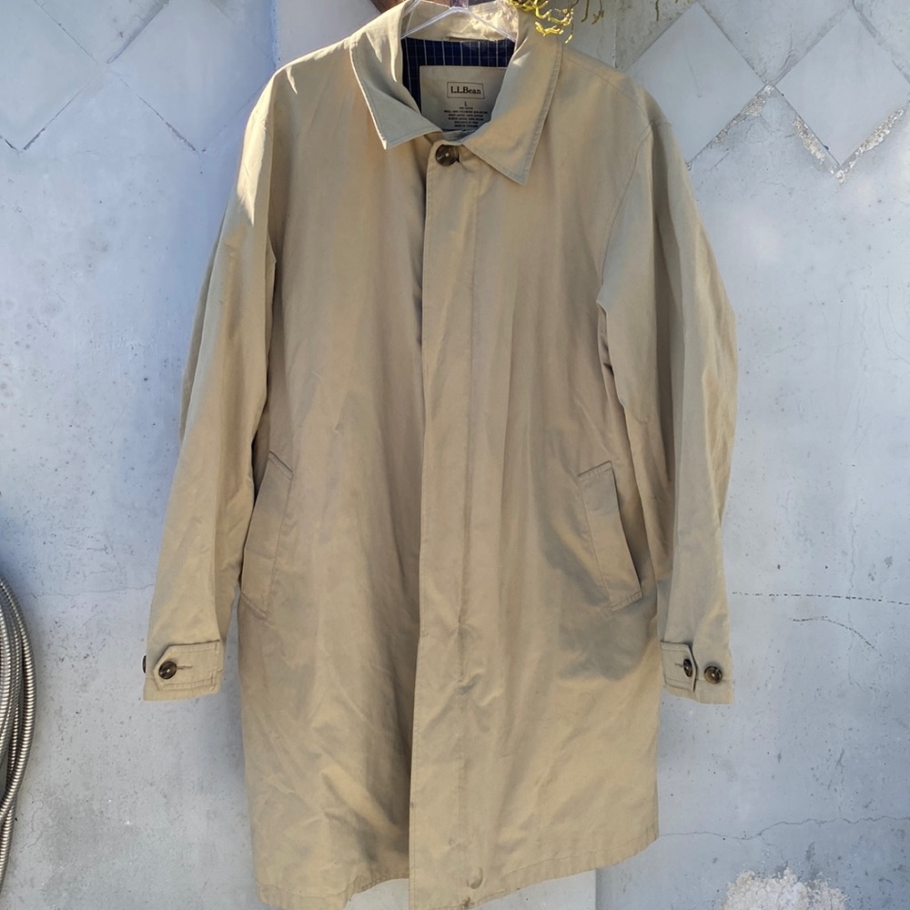 Mens LL BEAN raincoat